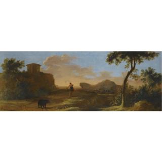 Herman van Swanevelt - Landscape With Callisto Transformed Into A Bear