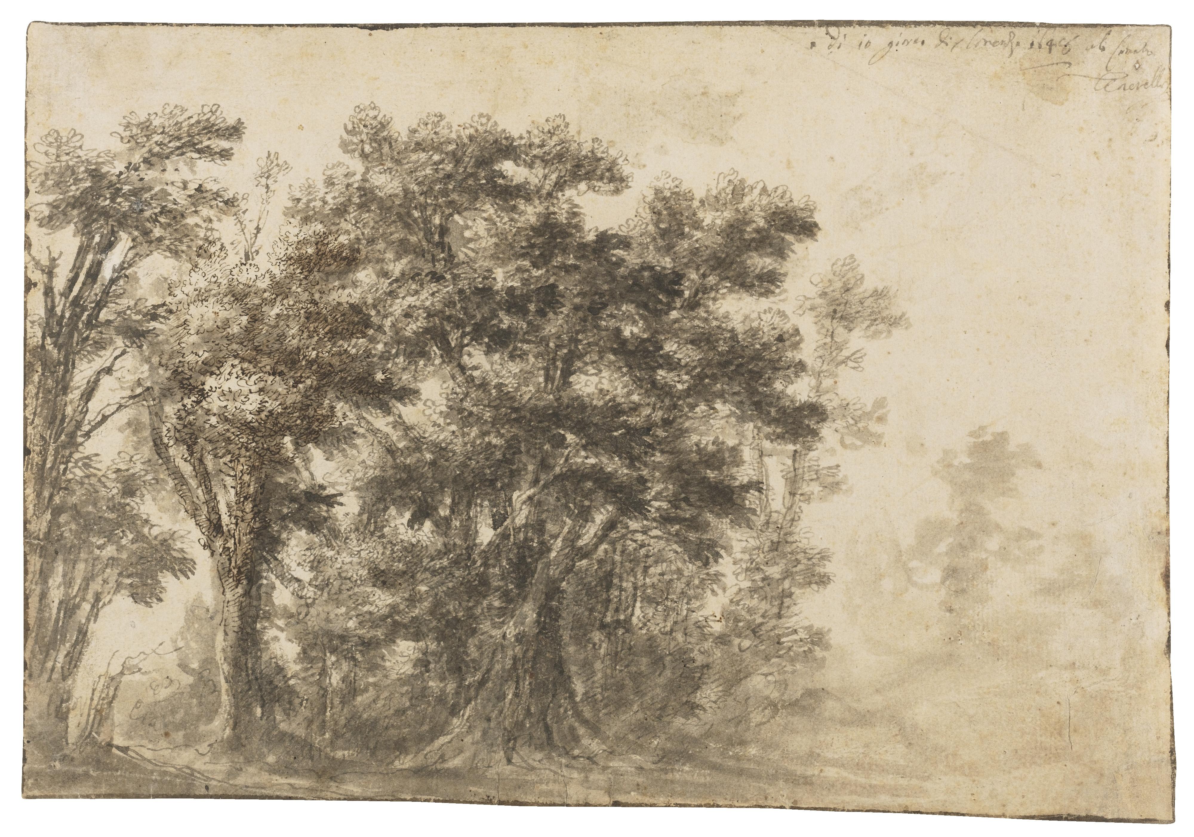 Herman Van Swanevelt - Wooded Landscape