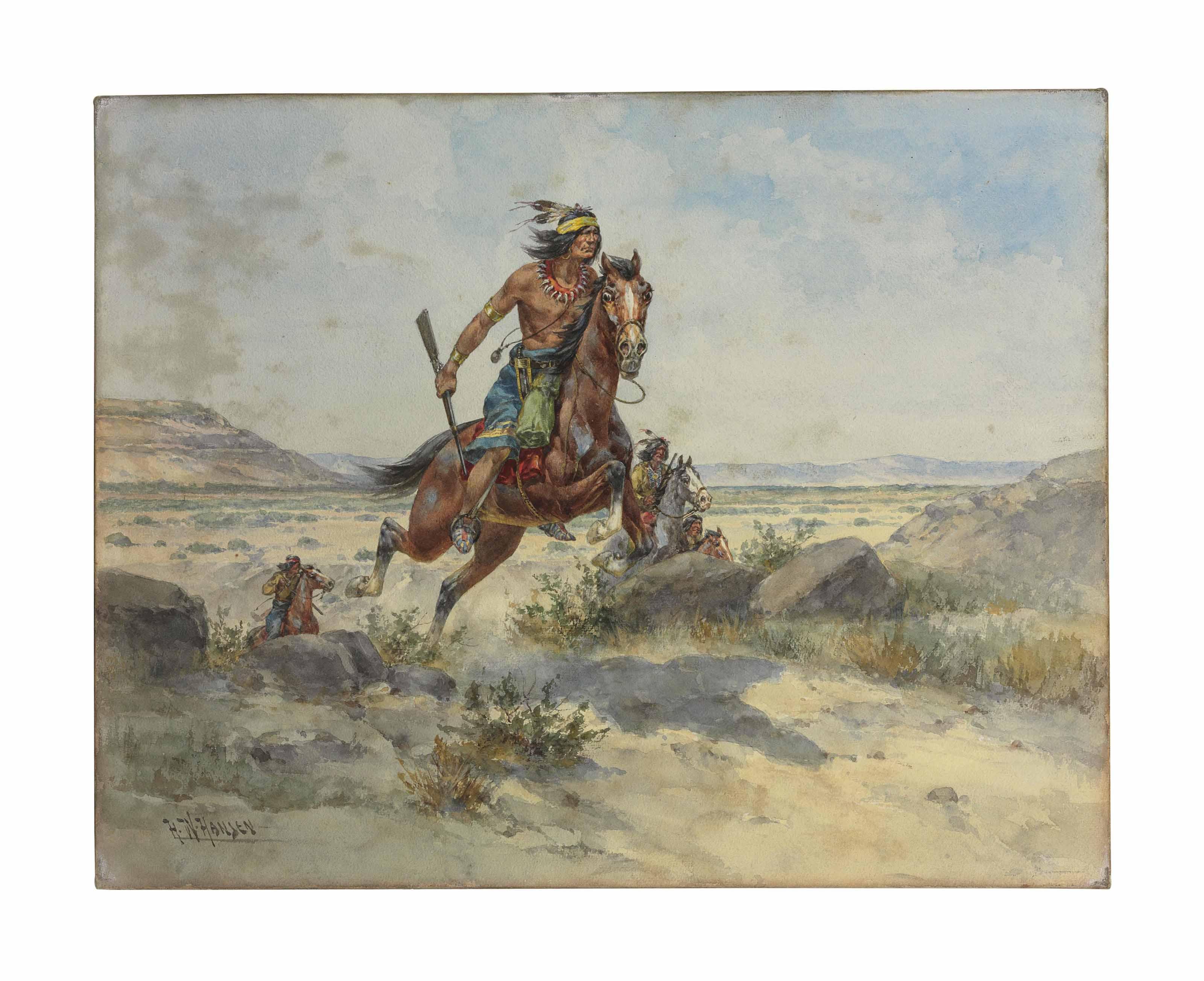 Herman Wendleborg Hansen - A War Party