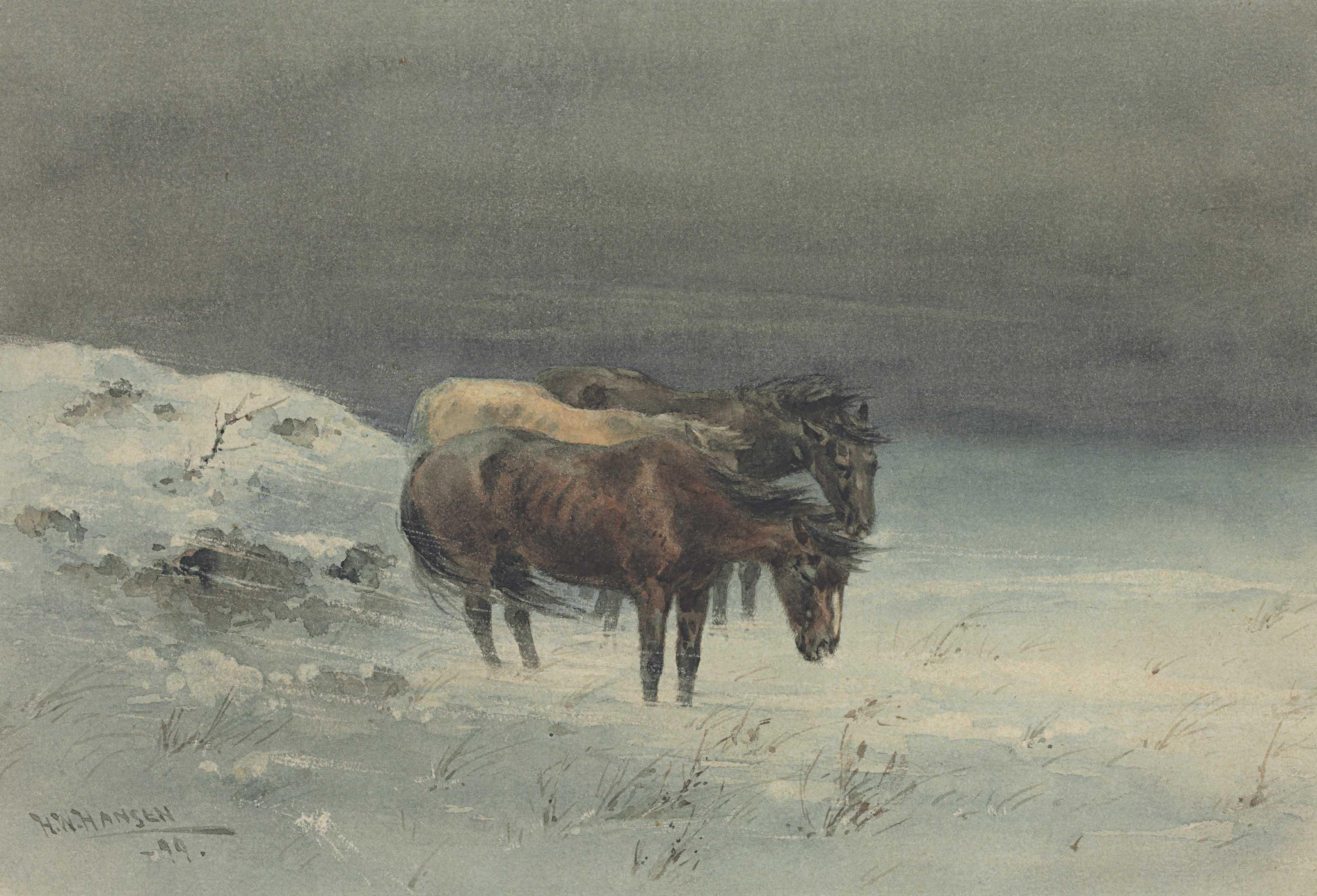 Herman Wendleborg Hansen - Out of a Job