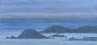 Hermann Alfred Sigg - Die Blaue Inselgruppe Iv, 1989