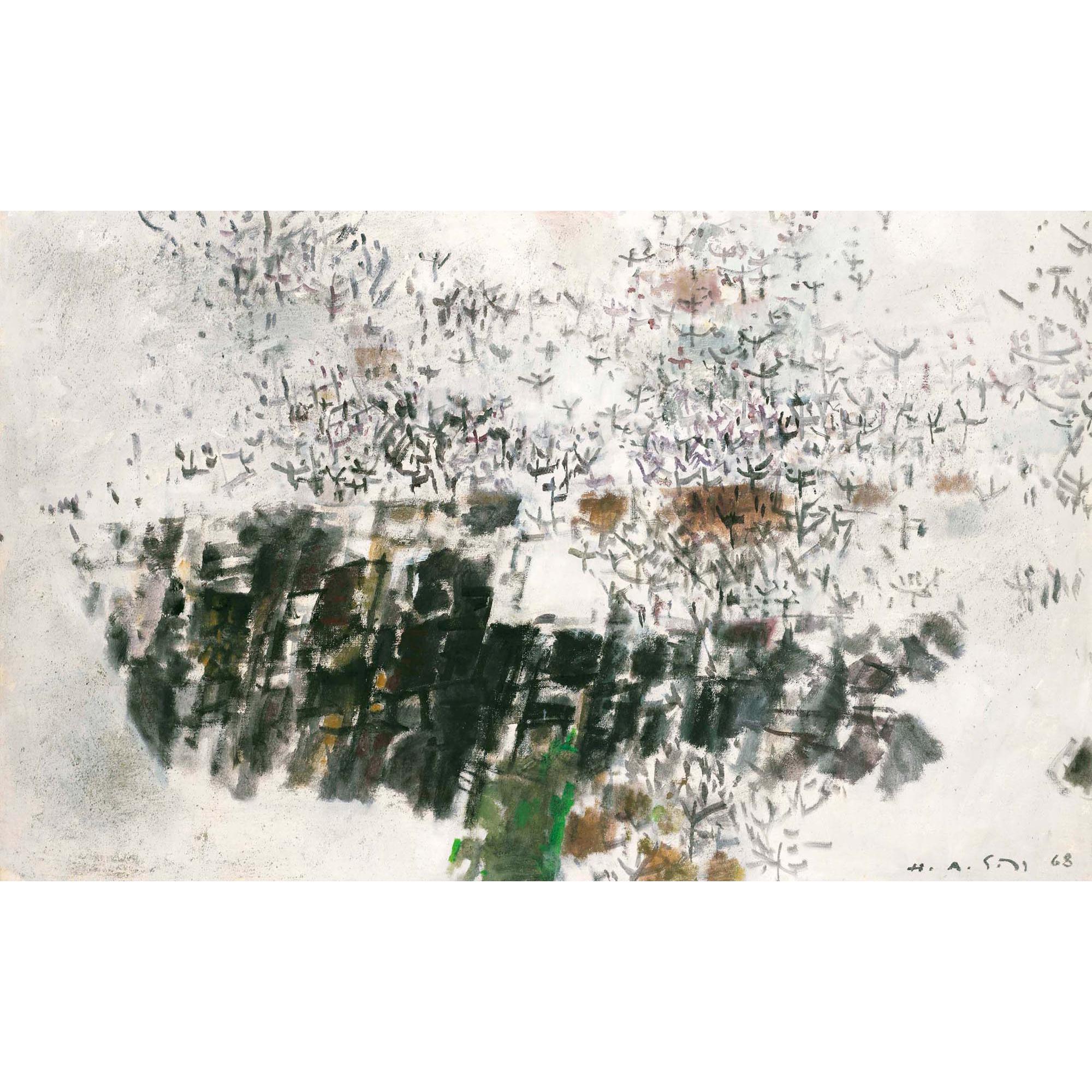 Hermann Alfred Sigg - Im Schnee, 1968 In The Snow, 1968