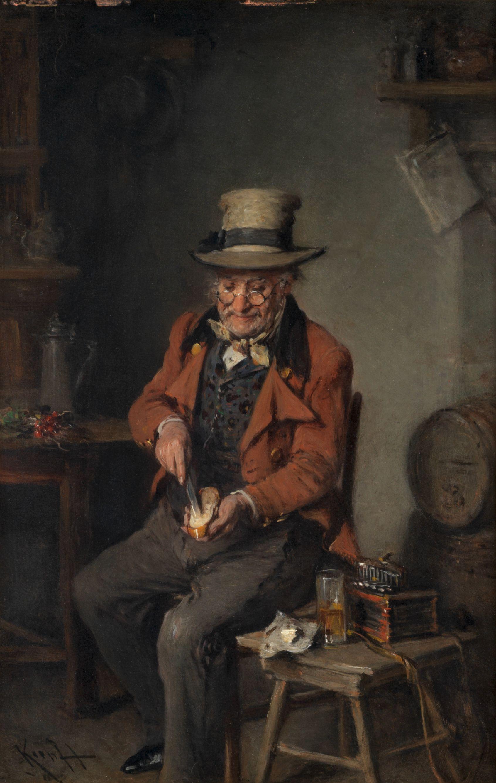 Hermann Armin Kern - A frugal meal