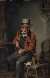 Hermann Armin Kern - A frugal meal