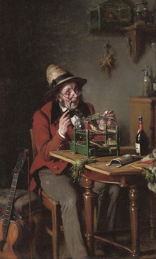 Hermann Armin Kern - Feeding time