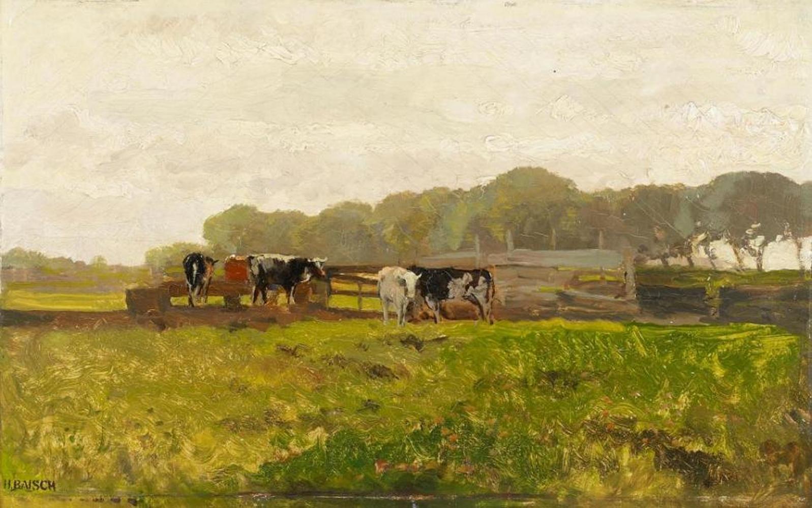 Hermann Baisch - Auf der Weide