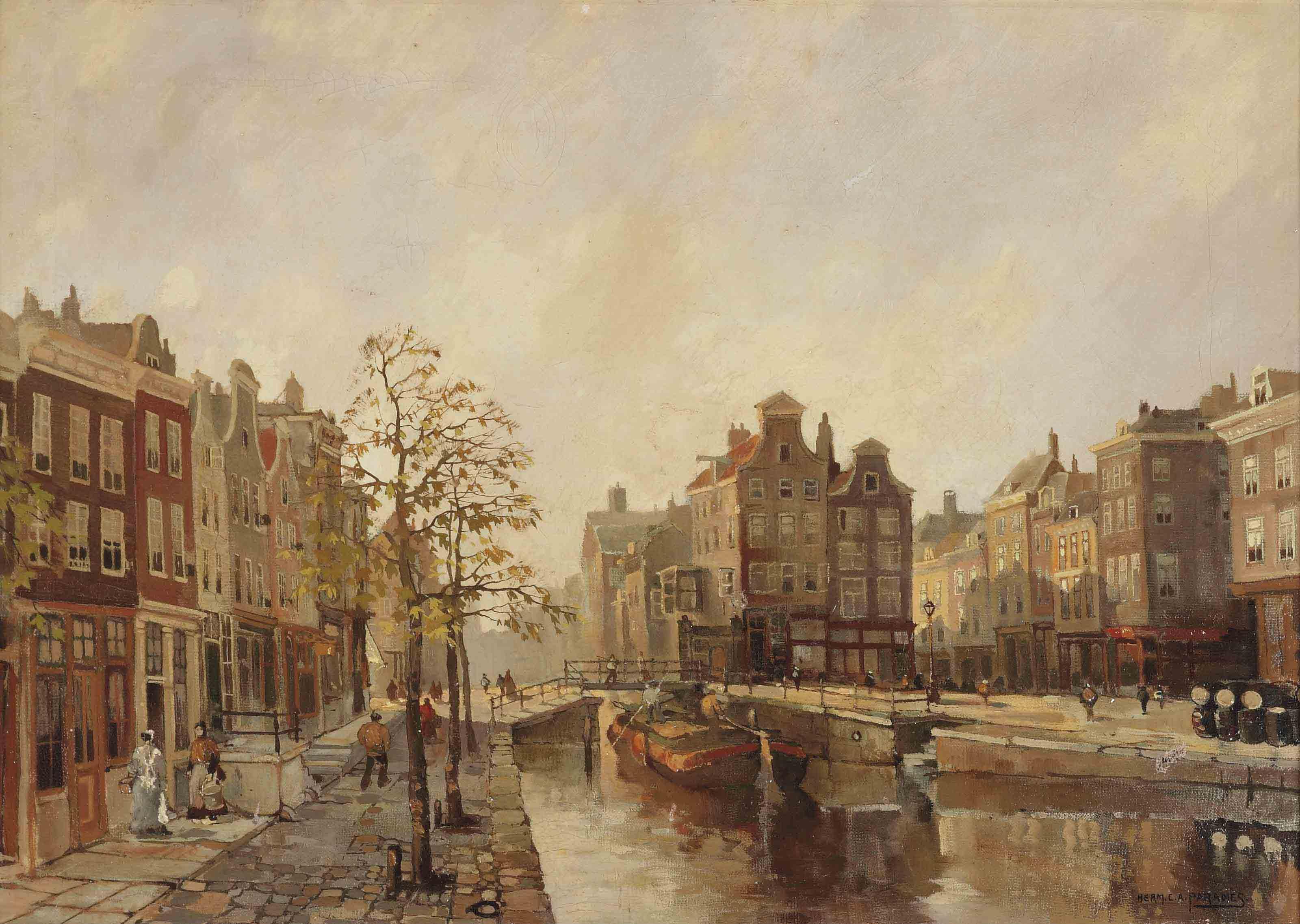Hermann Cornelis Adolf Paradies - Het Haagse Veer, Rotterdam