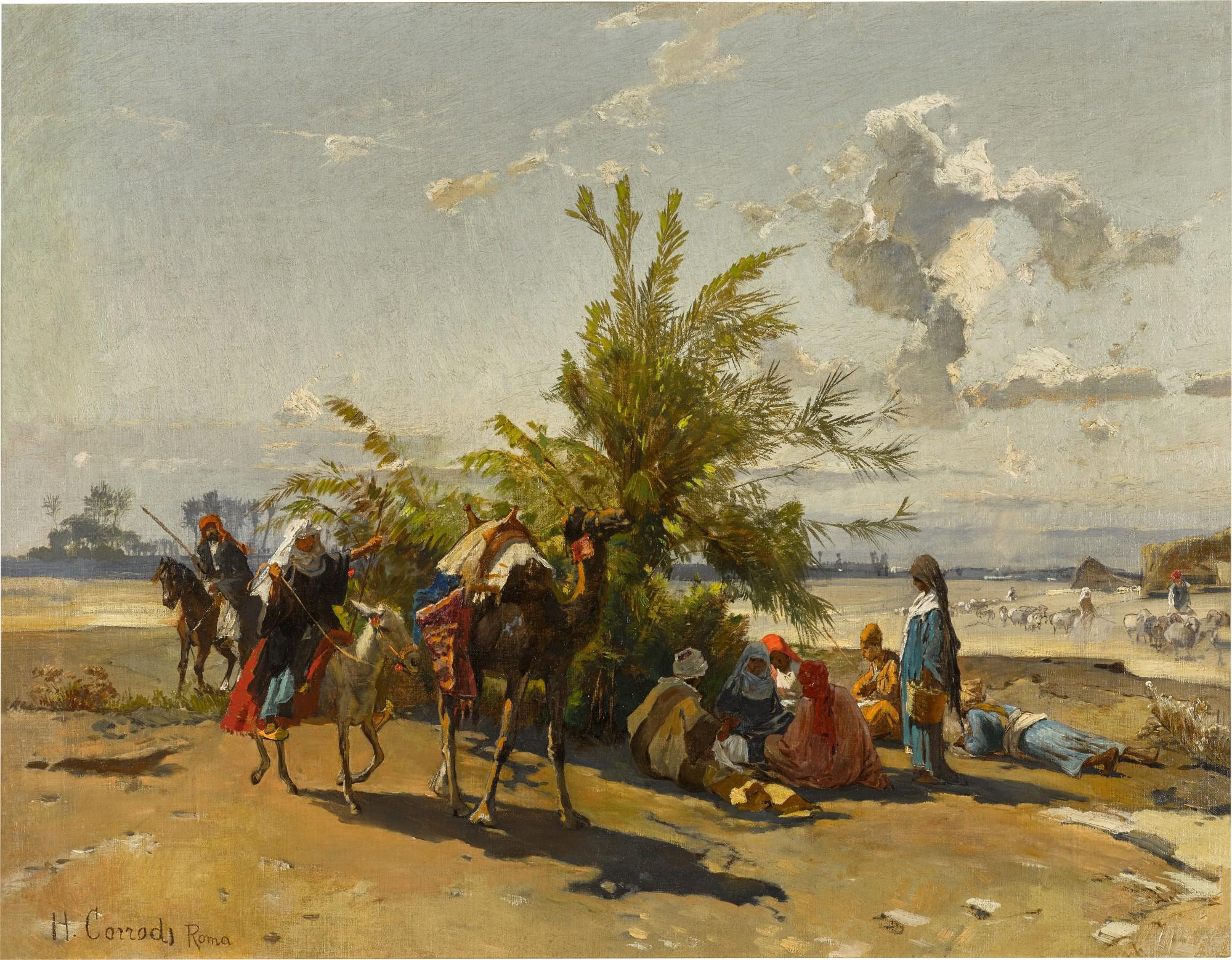 Hermann Corrodi - Encampment