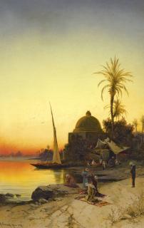 Hermann Corrodi - Italian on The Banks Of The Nile