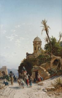 Hermann Corrodi - Italian On The Road To Jerusalem