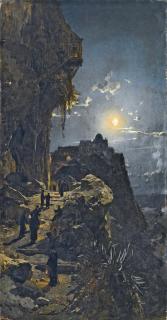 Hermann Corrodi - Notturno sul Monte Athos