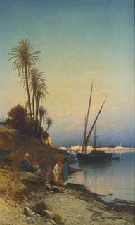 Hermann Corrodi - On The Banks Of The Nile