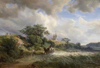 Hermann d.Ä. Kauffmann - »Der windige Tag«