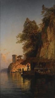 Hermann David Salomon Corrodi - Afternoon By The Sea