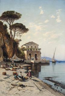 Hermann David Solomon Corrodi - The fruit sellers