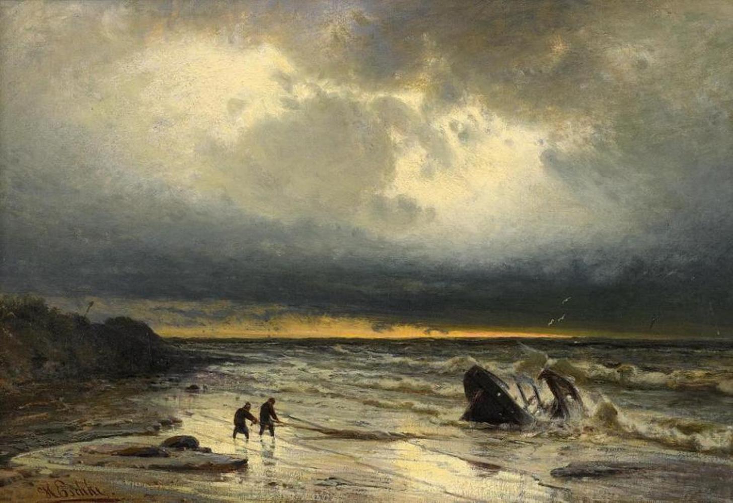 Hermann Eschke - Schiffbruch