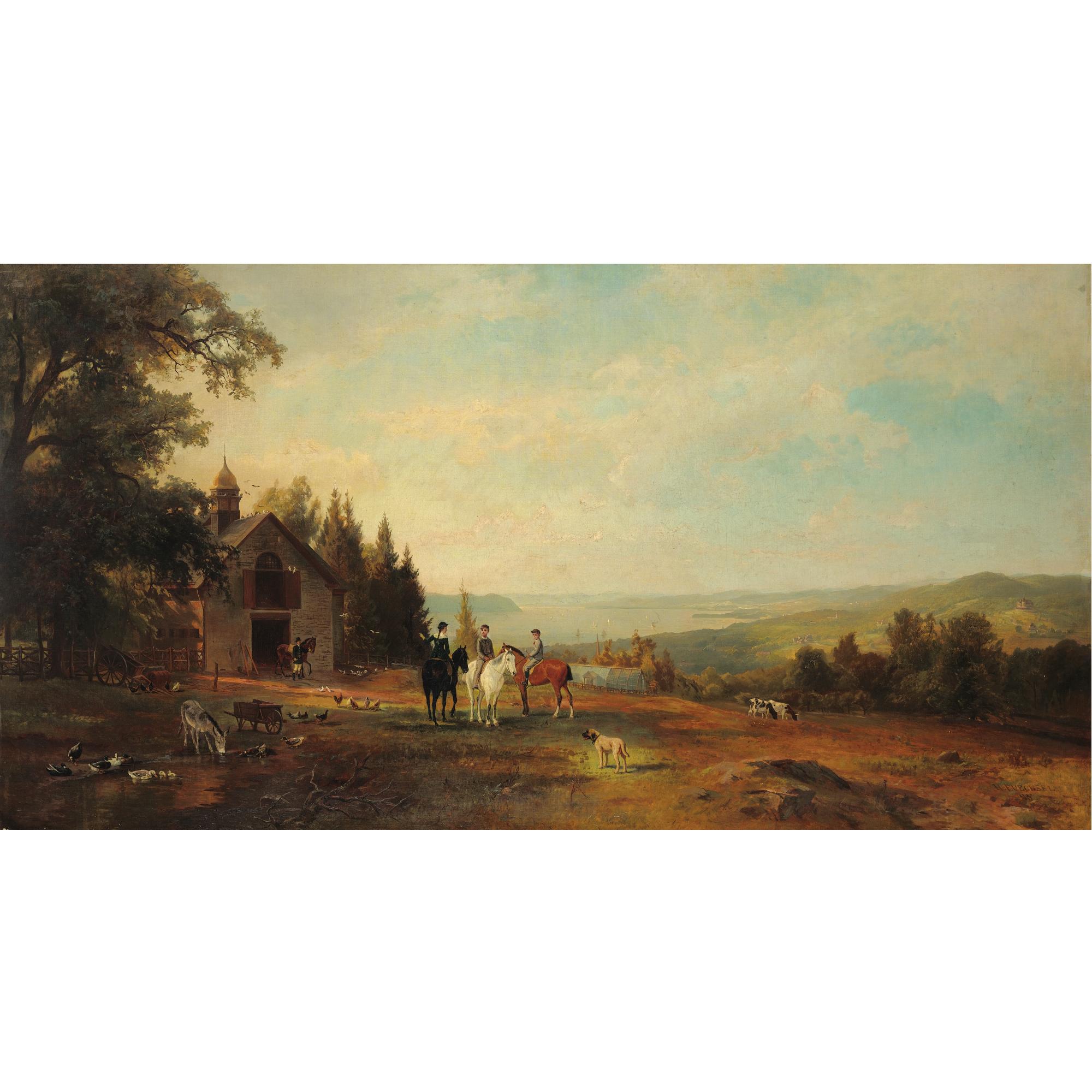 Hermann Fuechsel - American A Morning Ride Along The Hudson River