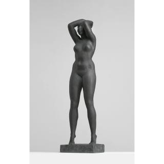 Hermann Haller - Mädchen Mit Über Dem Kopf Gekreuzten Armen