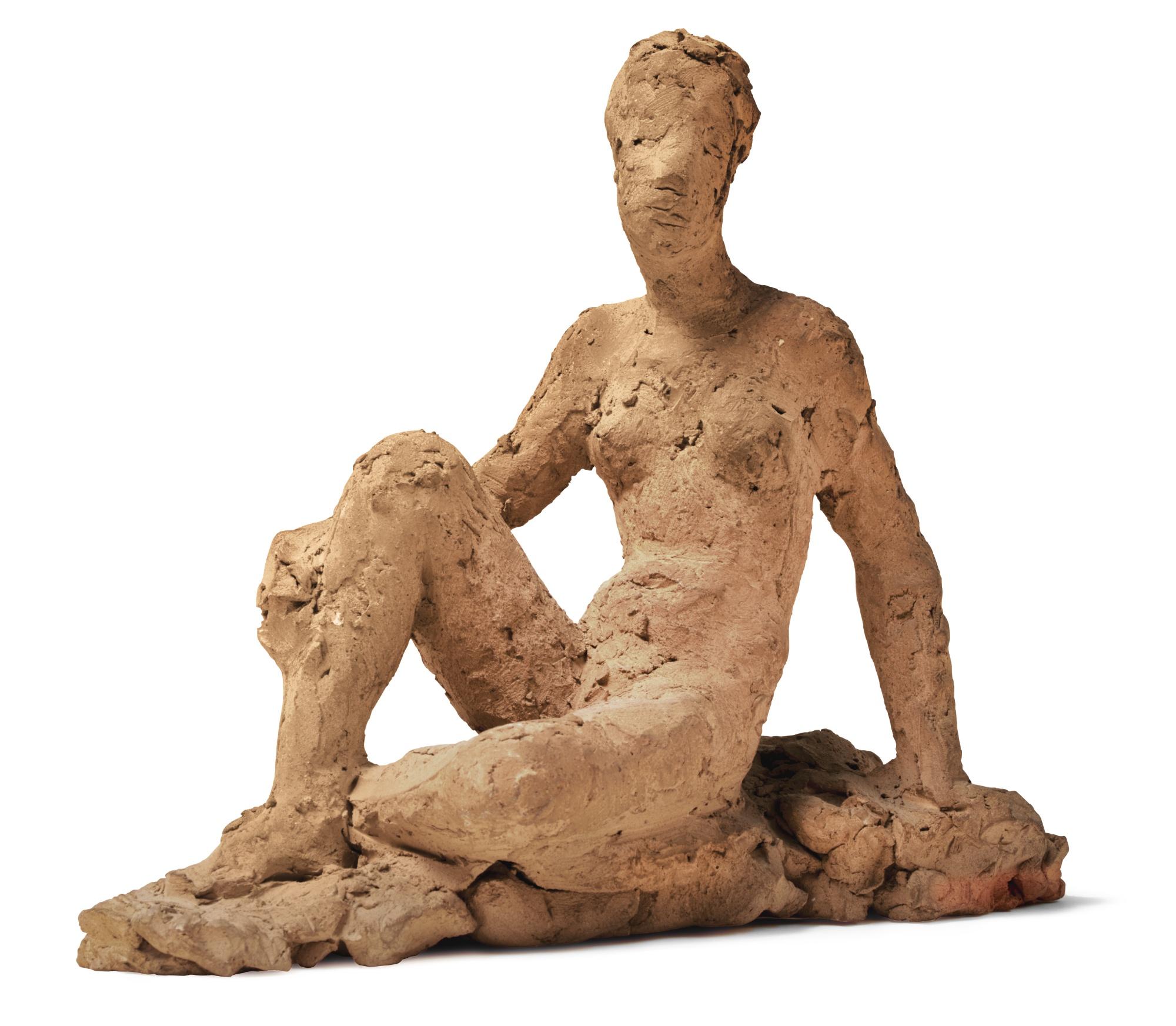 Hermann Haller - Sitzender Weiblicher Akt