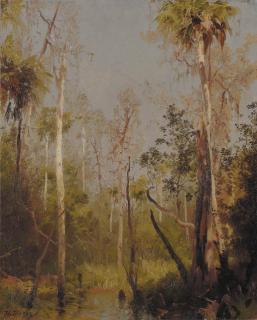 Hermann Herzog - Florida Landscape