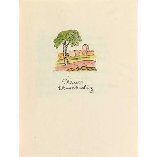 Hermann Hesse - Blauer Schmetterling Blue Butterfly