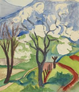 Hermann Hesse - Landschaft Mit Bäumen (Landscape With Trees)
