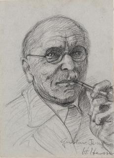 Hermann Hesse - Ritratto di Carl Gustav Jung