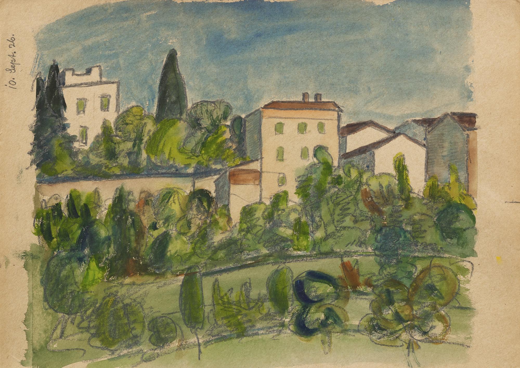 Hermann Hesse - Südliche Landschaft, 1926