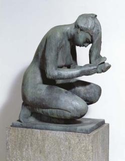 Hermann Hubacher - Sich Kämmendes Mädchen I, 1953