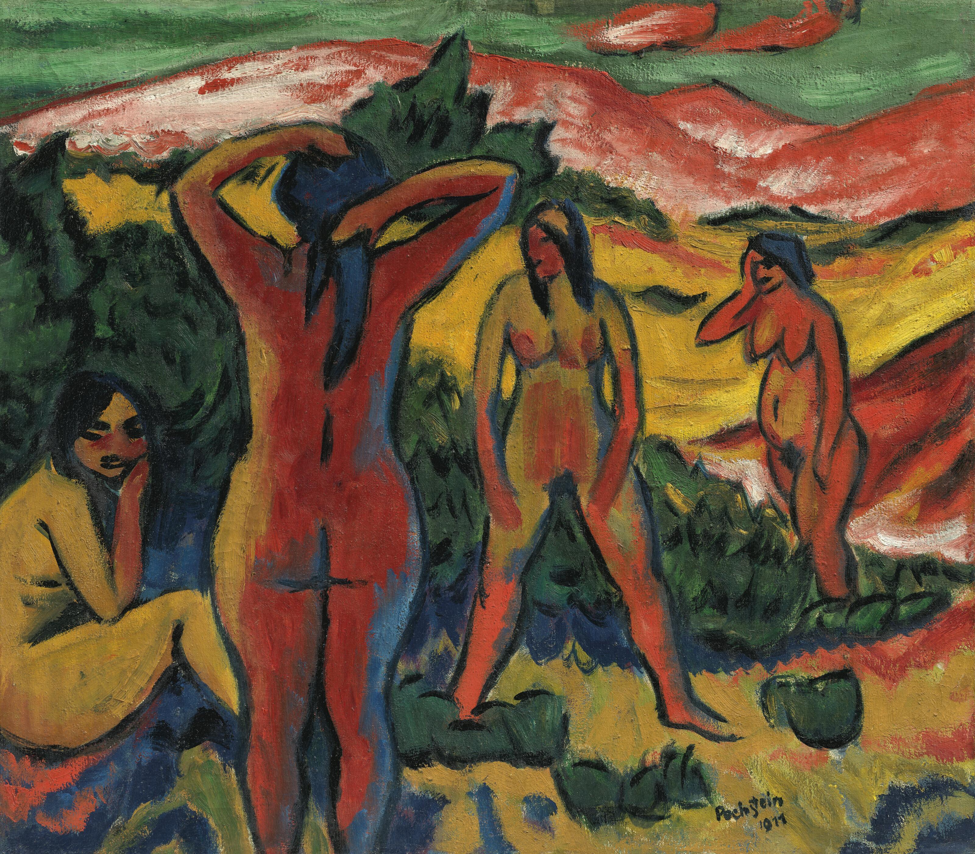 Hermann Max Pechstein - Abend in der Düne