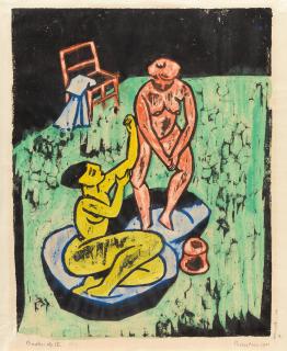 Hermann Max Pechstein - „Badende IV“.