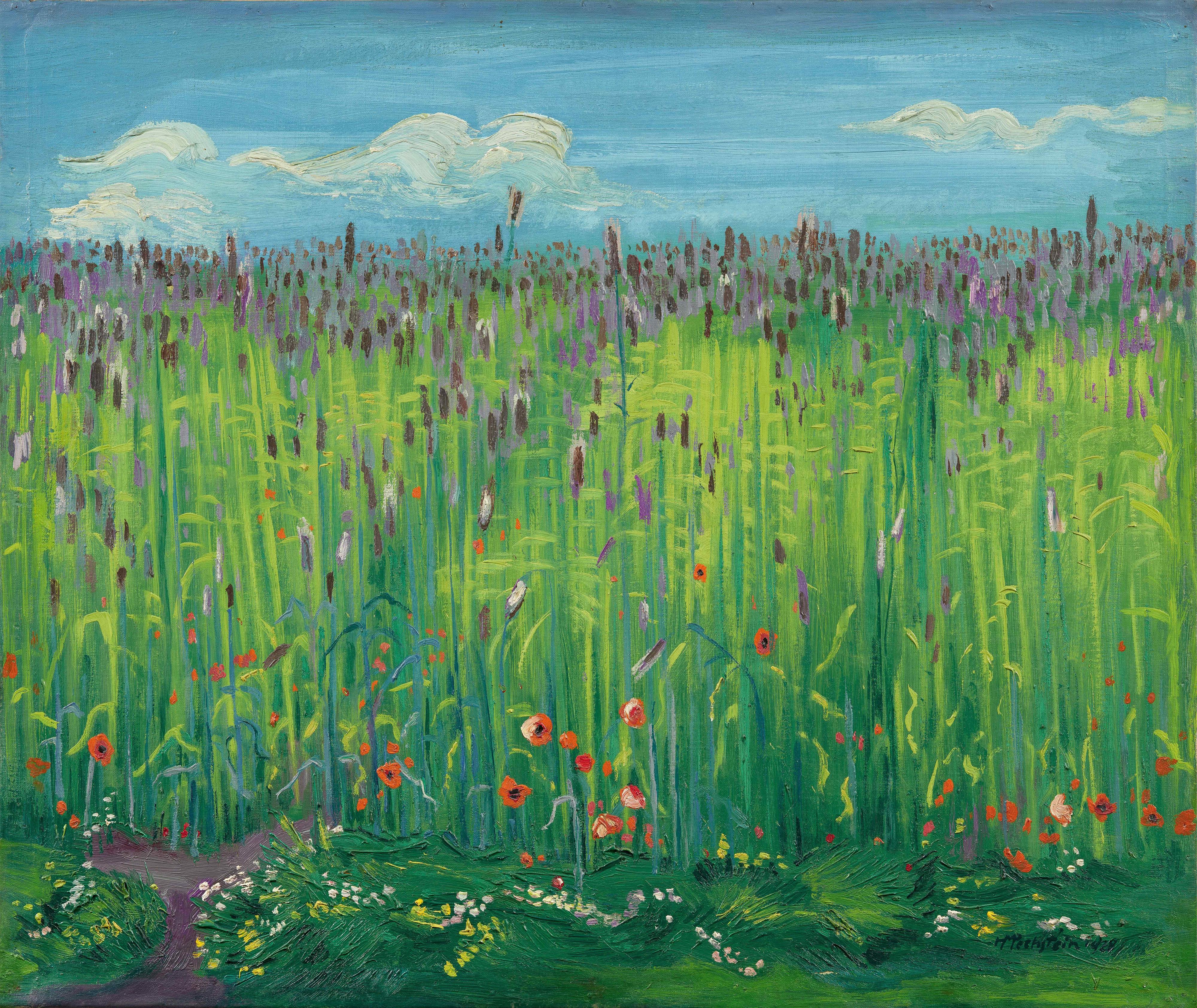 Hermann Max Pechstein - Blühendes Kornfeld