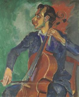 Hermann Max Pechstein - Cellospieler (Professor Dr Erwin Freundlich)