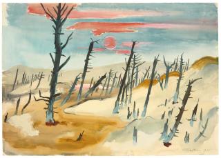 Hermann Max Pechstein - Der tote Wald - Lonske Düne