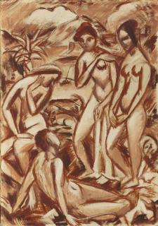 Hermann Max Pechstein - Figurenkomposition (Group Of Figures)