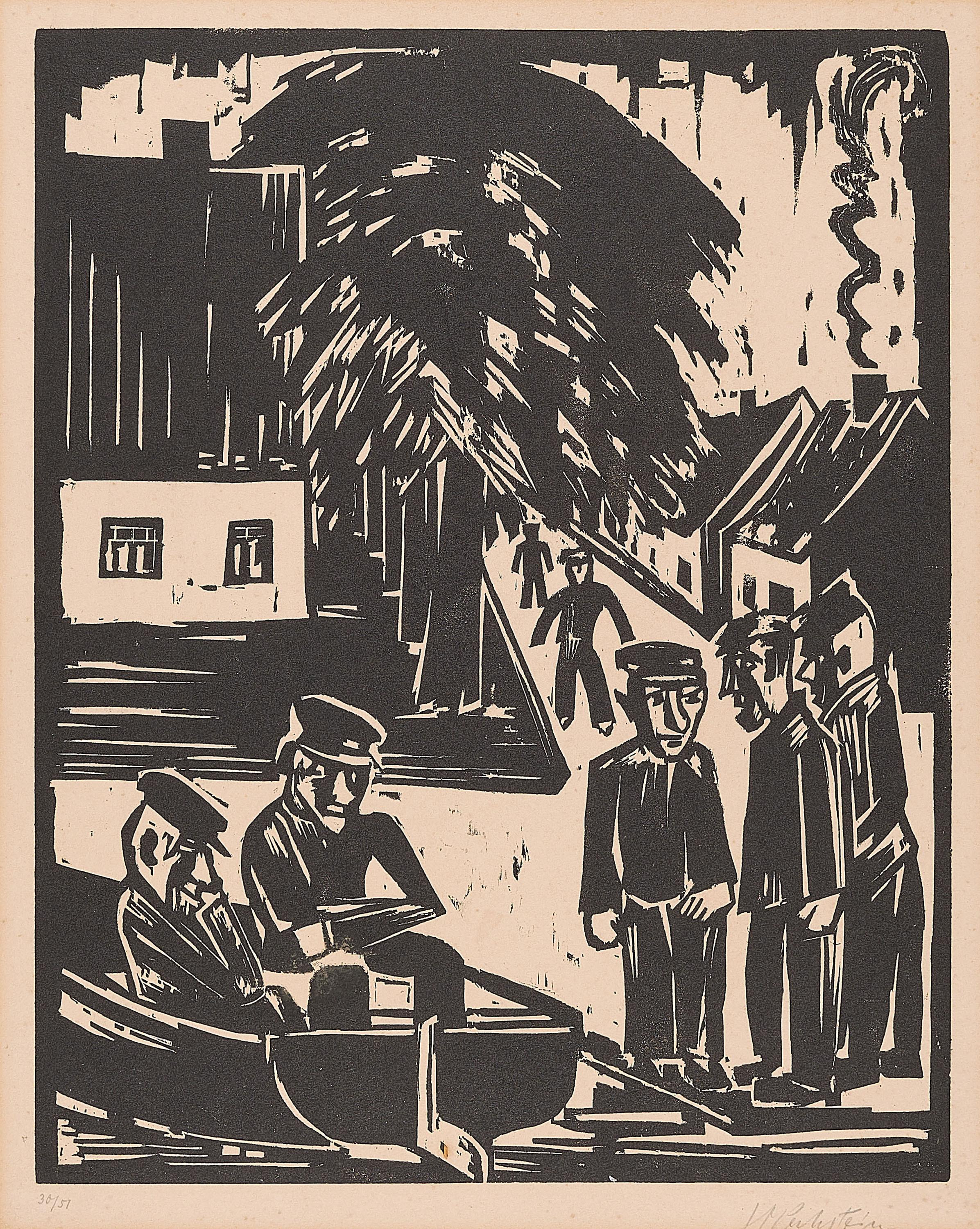 Hermann Max Pechstein - Fischer am Ufer (Sonntag der Fischer).