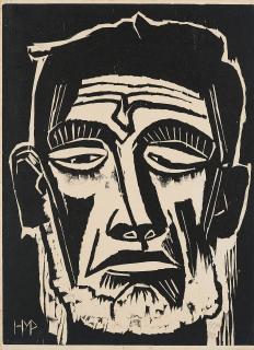 Hermann Max Pechstein - Kopf eines Seemannes (Fischerkopf).