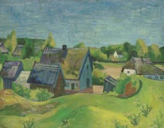 Hermann Max Pechstein - Mittag Im Dorf