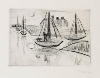 Hermann Max Pechstein - Mondschein