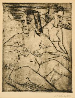 Hermann Max Pechstein - Nach dem Bad.