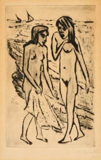 Hermann Max Pechstein - Nach dem Bade.