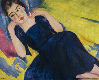 Hermann Max Pechstein - Rauchende (Woman With A Cigarette)