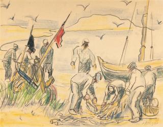 Hermann Max Pechstein - Rückkehr der Fischer