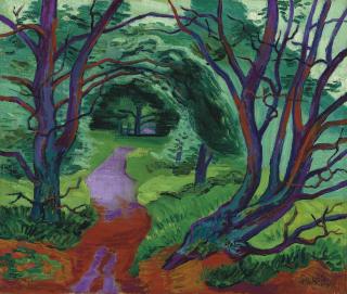 Hermann Max Pechstein - Waldweg