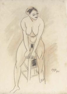 Hermann Max Pechstein - Weiblicher Akt