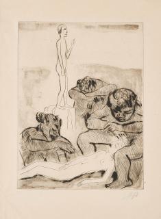 Hermann Max Pechstein - Yali VII (Gewitter).