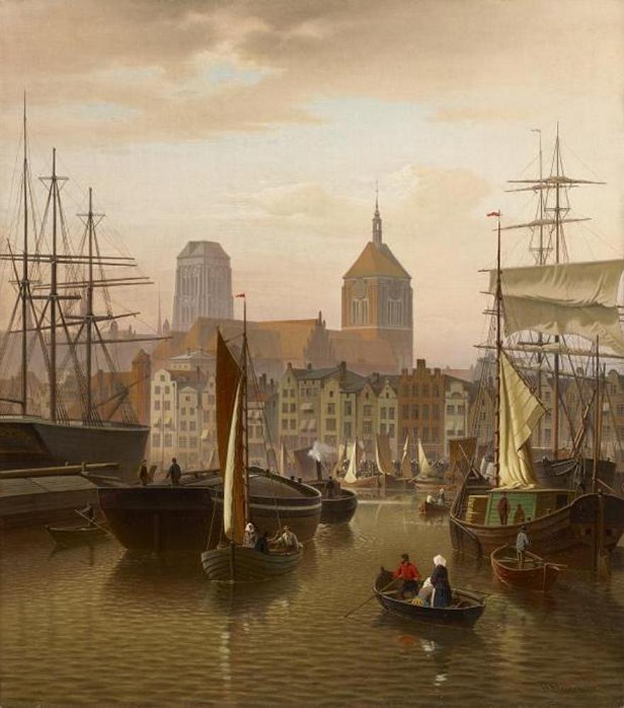 Hermann Meyerheim - »Auf der Mottlau in Danzig«