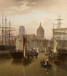Hermann Meyerheim - »Auf der Mottlau in Danzig«