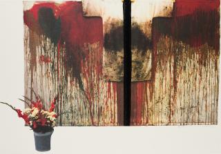 Hermann Nitsch - Aus: Übermalte Bild-Lithografien