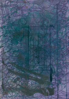 Hermann Nitsch - „Ballettclub Wiener Staatsoper“.